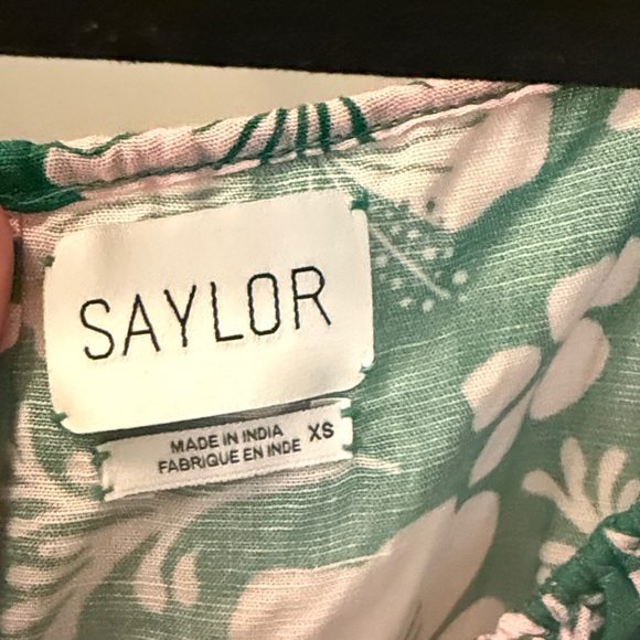 SAYLOR Emerald Floral Mini Dress, NWOT - Picture 4 of 6